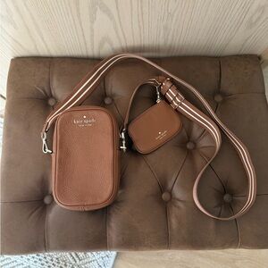 Kate Spade Brown Leather Crossbody Bag